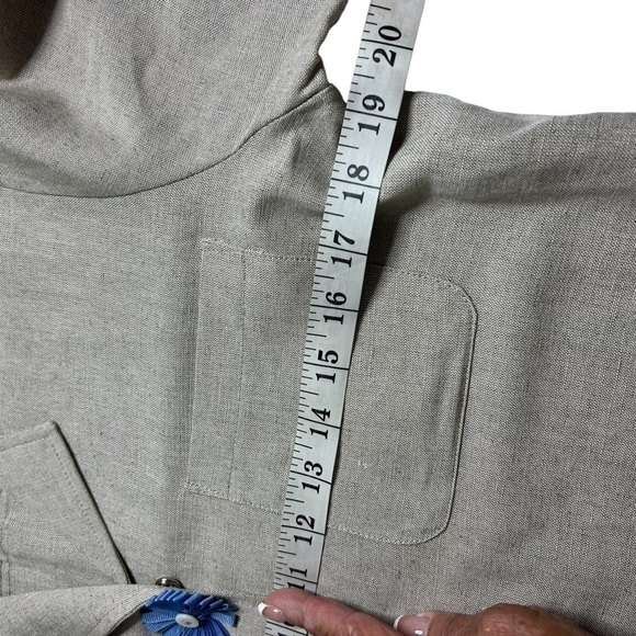 Harve Benard by Benard Holtzman Linen Blend Summer Jacket Womens 8 - Picture 8 of 8